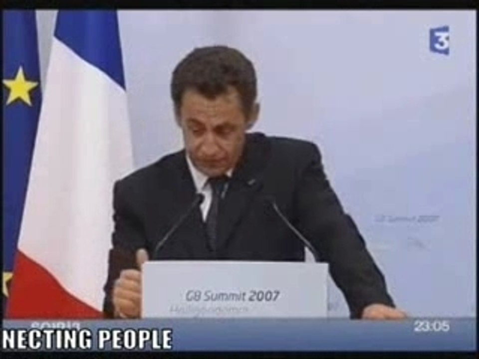 Detournement Sarkozy G8 2007