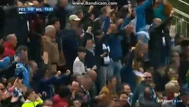 Gianlugi Donnarumma Funny Own Goal HD - Pescara vs AC Milan - Serie A - 02.04.2017