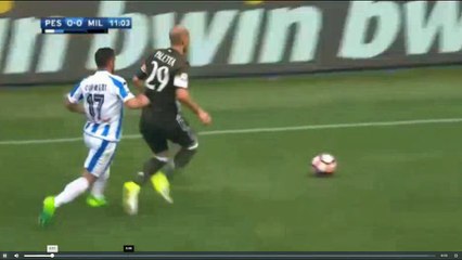Paletta Own Goal -  Pescara vs AC Milan 1-0  02.04.2017 (HD)
