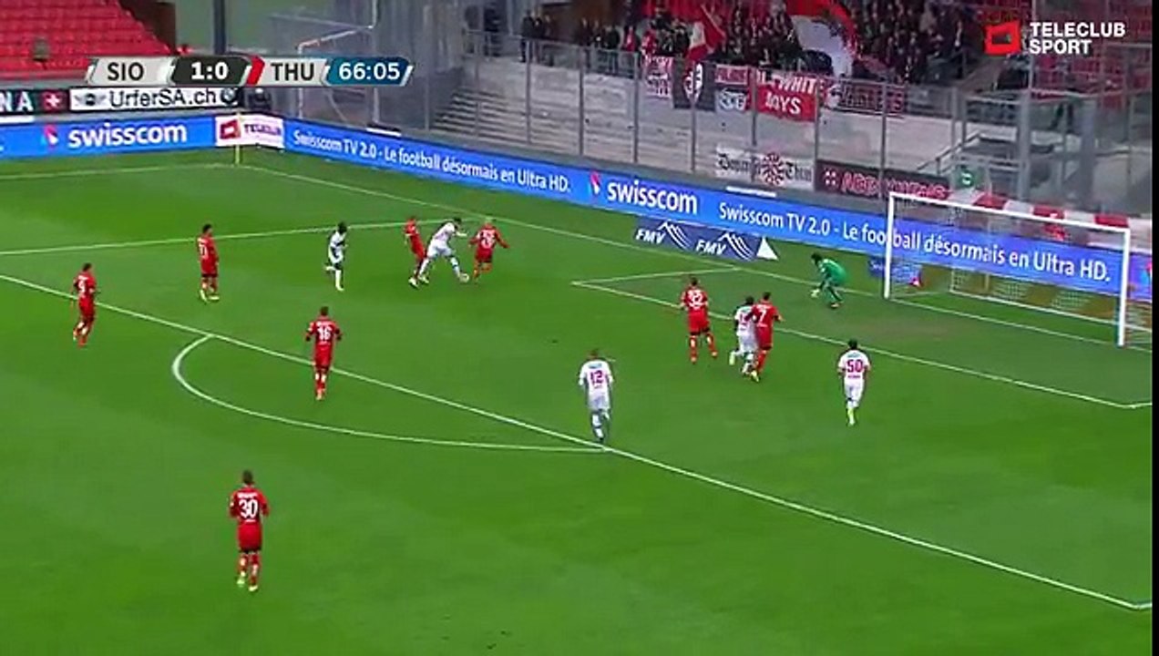 FC Sion 2:0 FC Thun (Swiss Super League 1.April 2017)