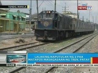BP: Lalaking naputulan ng 2 paa matapos masagasaan ng tren sa Maynila, patay