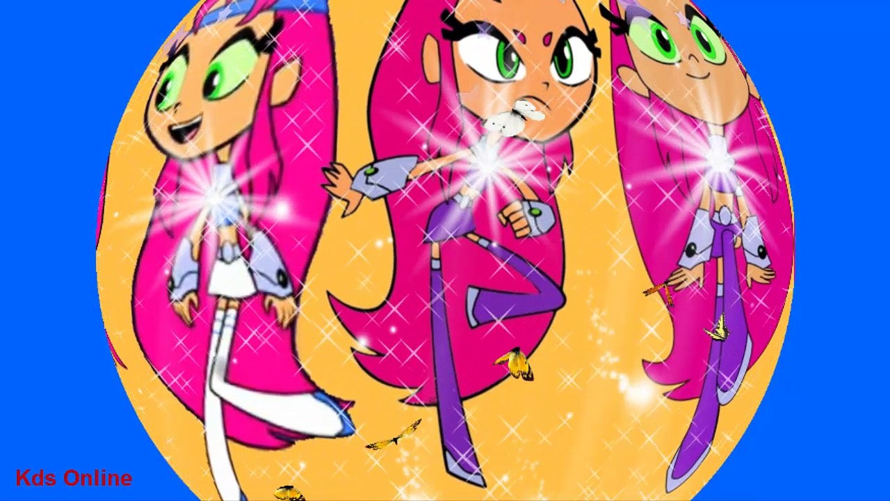 Teen Titans Go Color Swap Transforms Starfire Colors Episode Starfire Kids Coloring Animation