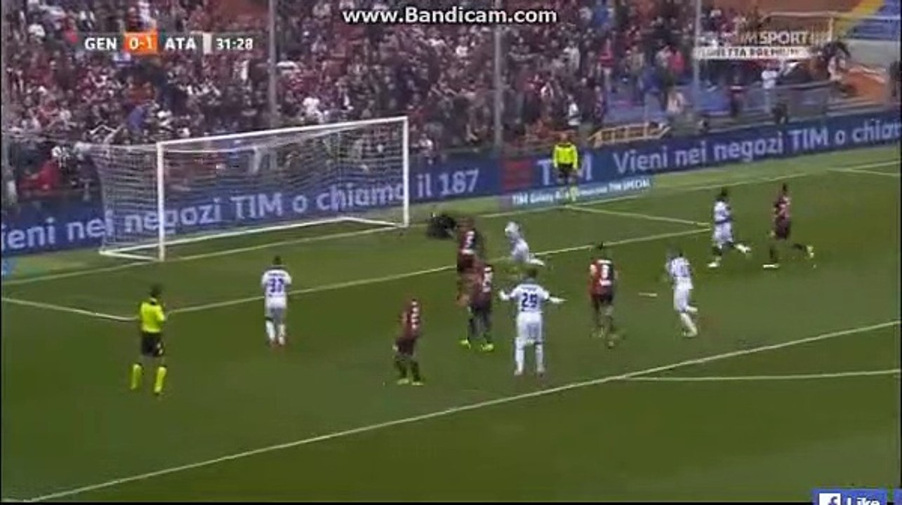 Alejandro Darío Gómez Penalty Goal HD - Genoa 0-2 Atalanta - Serie A - 02.04.2017 HD