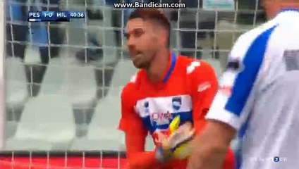 1-1 Mario Pasalic Super Goal HD - Delfino Pescara vs AC Milan - Serie A - 02.04.2017 HD