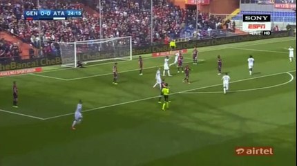 Andrea Conti Bicycle-Kick Goal HD - Genoa 0-1 Atalanta - 01.04.2017 HD