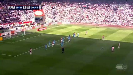 Lasse Schüne Super Free Kick Goal HD - Ajax 1-0 Feyenoord 02.04.2017 HD
