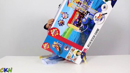 HD Fireman Sam Ocean Rescue Centre Playset  Unboxing And Playing Fun With Ckn Toys-uGrow7Lb