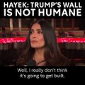 Mexican-American Salma Hayek Pinault says Donald J. Trump’s southern border