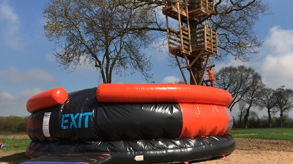 Le saut dans le vide : nouveauté du parc Bayeux Aventure