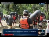 Makapigil-hiningang water rafting sa Molinao, Albay