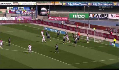 Gianmarco Ferrari Goal HD - Chievo 0-1 Crotone - 02.04.2017