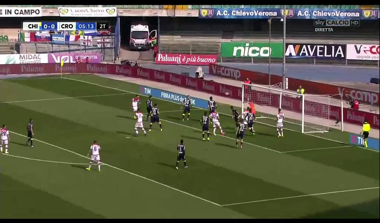 Gianmarco Ferrari Goal HD - Chievo 0-1 Crotone - 02.04.2017