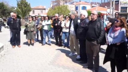 Balıkesir Ayvalık'ta Türsab'a 'Booking.com' Protestosu