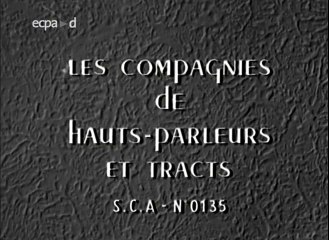 DOC Algérie coloniale 1959 - Propagande,hauts-parleurs et tracts
