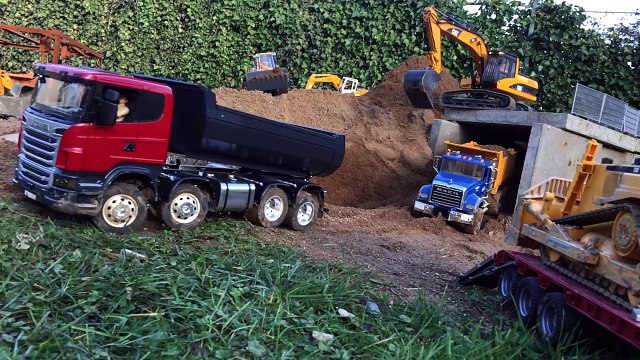 BRUDER RC EXCAVATOR LOADER TRUCKS heavy construction gear by MAGOM HRC Long Play-CYTwK0XvHWs