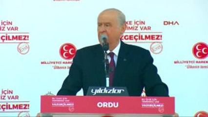 Ordu MHP Lideri Devlet Bahçeli Ordu'da Konuştu