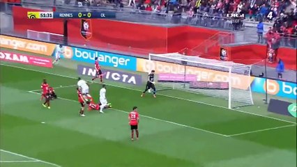 All Goals Rennes 1-1 Lyon Highlights HD 02.04.2017