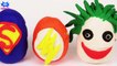 Superheroes Finger Family Rhymes Surprises _ Play Doh  Surprise Eggs Finger Famil