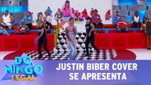 Justin Bieber brasileiro se apresenta no Domingo Legal