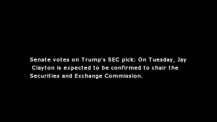 Stock news this week Jobs report; Senate votes on Trump's SEC pick; Fed minutes