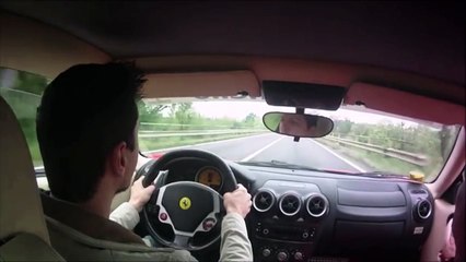 Ferrari F430 almost crashed during drive test in Maranello !