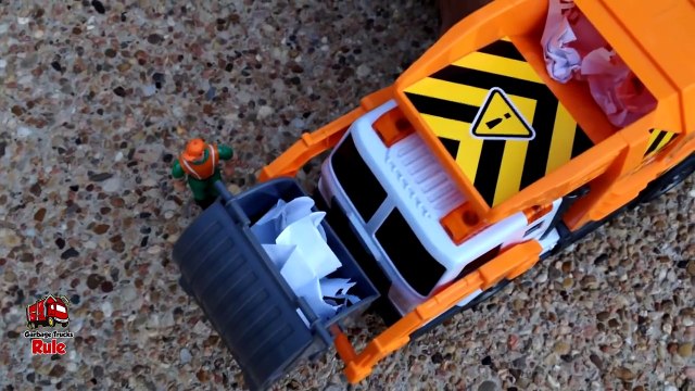 Garbage Truck Videos For Children l Automatic Front Loader Picking Up Trash l Garbage Trucks Rule-e_PuQP5deTA