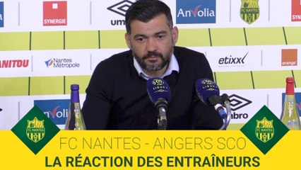 FCN-SCO : la réaction des entraîneurs