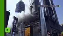 Un nouvel incendie éclate près de la plus haute tour du monde à Dubaï