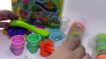 [Padu] Play Doh Ice Cream Swirl Shop Surprise Eggsdsa Toys Spongebob - Play Doh Ice C