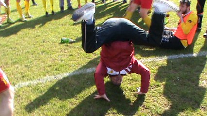 Football (Provinciale 4B) : Le staff d'Havinnes B a participé à la fête... à sa manière