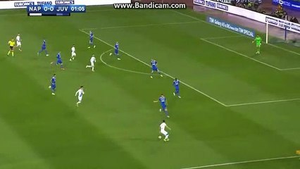 Juventus 1st Big Chance - SSC Napoli vs Juventus - Serie A - 02_04_2016