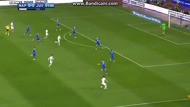 Juventus 1st Big Chance - SSC Napoli vs Juventus - Serie A - 02_04_2016