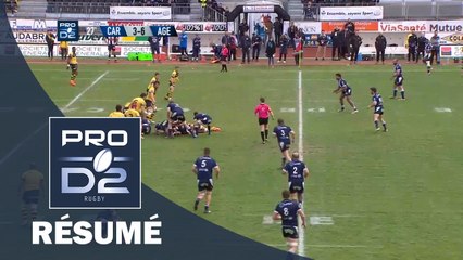 PRO D2 - Résumé Carcassonne-Agen: 12-19 - J26 - Saison 2016/2017