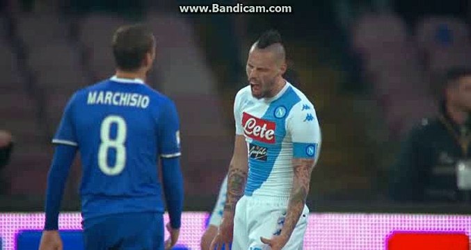 Jose Callejon Gets Injured HD - Napoli vs Juventus - Serie A - 02.04.2017