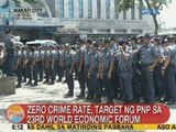 UB: Zero crime rate, target ng PNP sa 23rd World Economic Forum