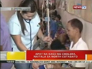 BT: Apat na kaso ng cholera, naitala sa North Cotabato