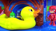 PJ MASKS Tub Bath Time oap Colors, Giant Rubber Duck Superhero IRL Toy Sur