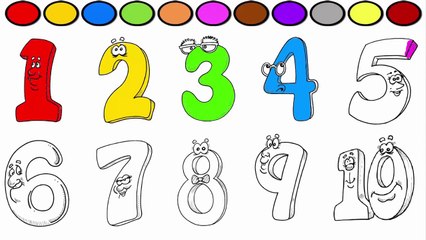 Learn Number rning Colors for Kids with Coloring Pages! Play Dough and Surprise Toys-Bd-ioei