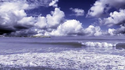 vianehd Ondas do oceano e as nuvens