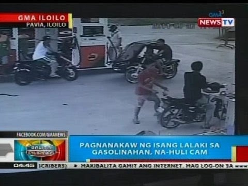 BP: Pagnanakaw ng isang lalaki sa gasolinahan sa Naga City, na-huli cam