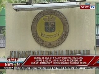 SONA: Bilang ng mga OFW na HIV-positive, posibleng lampas 3,000 na -DOH