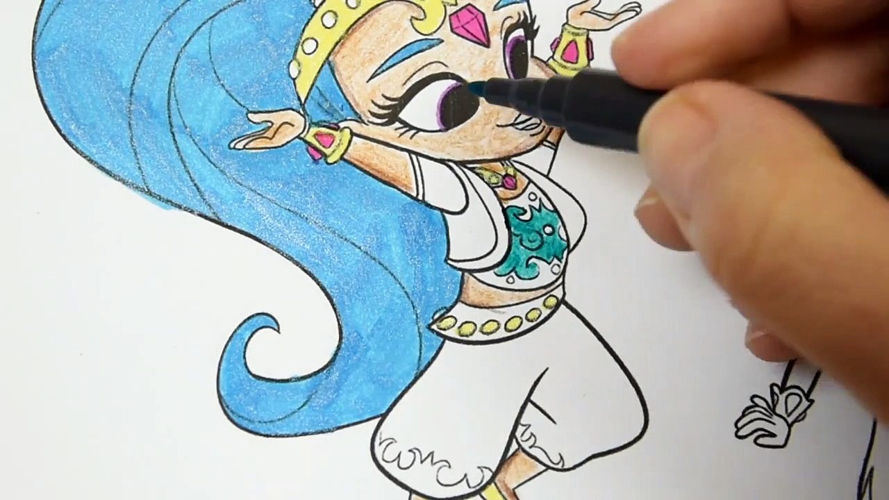 Shimmer and Shine Cosssook Page