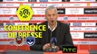 Conférence de presse OGC Nice - Girondins de Bordeaux (2-1) : Lucien FAVRE (OGCN) - Jocelyn GOURVENNEC (GdB) / 2016-17