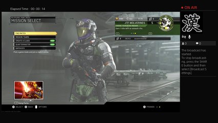 Live multiplayer COD infinite warfare.