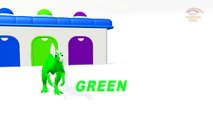 Learning Colors with Dinosaurs _ Colors Dinosaurs Garage Videos-U3ve
