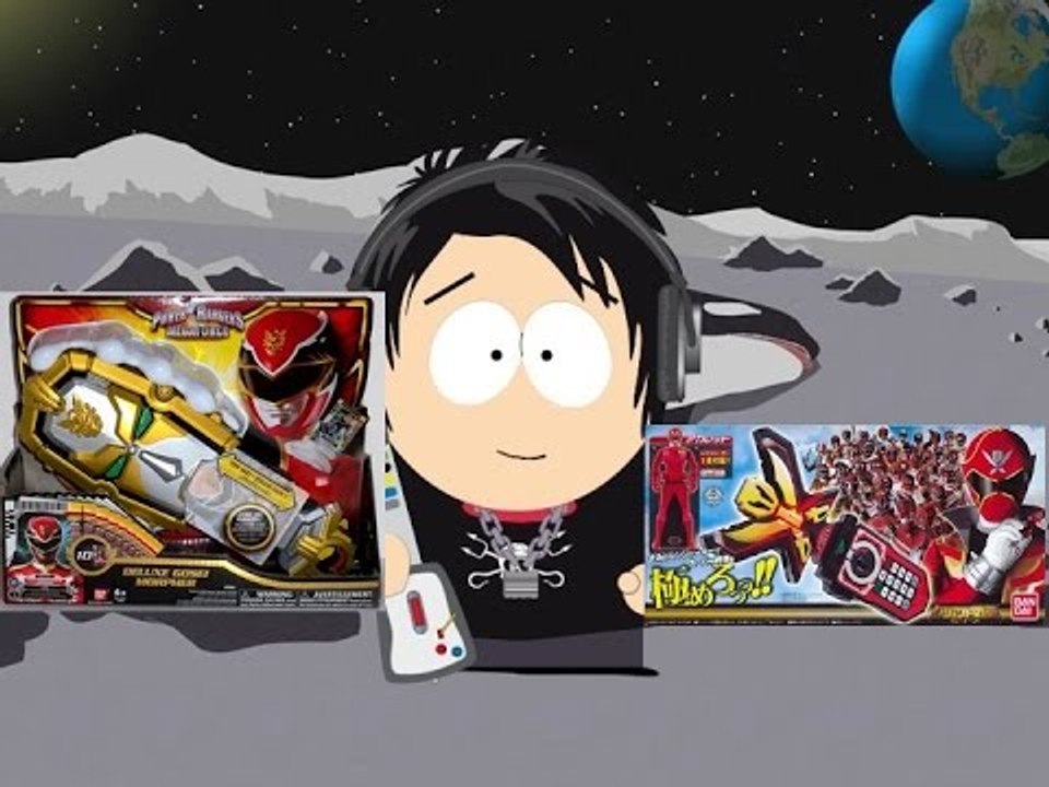 Kaizoku Sentai Gokaiger Legend Mobirate (Mobilate) VS Power Rangers Megaforce Gosei Morpher