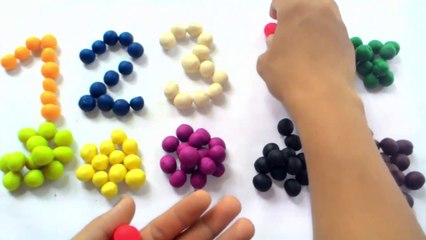 Learn To Count with PLAY-DOH Numbers! 1 to 10  -  Learn Numbers f