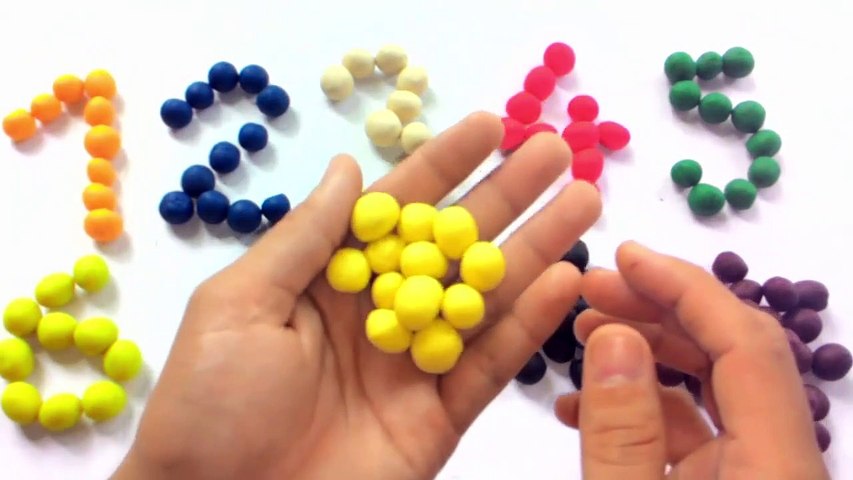 PLAY-DOH Numbers! 1 to 10  -  Learn Numbers for Kids To