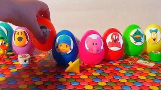 Surprise eggs unboxing toys Pocoysurprise toys huevos sorpresa c