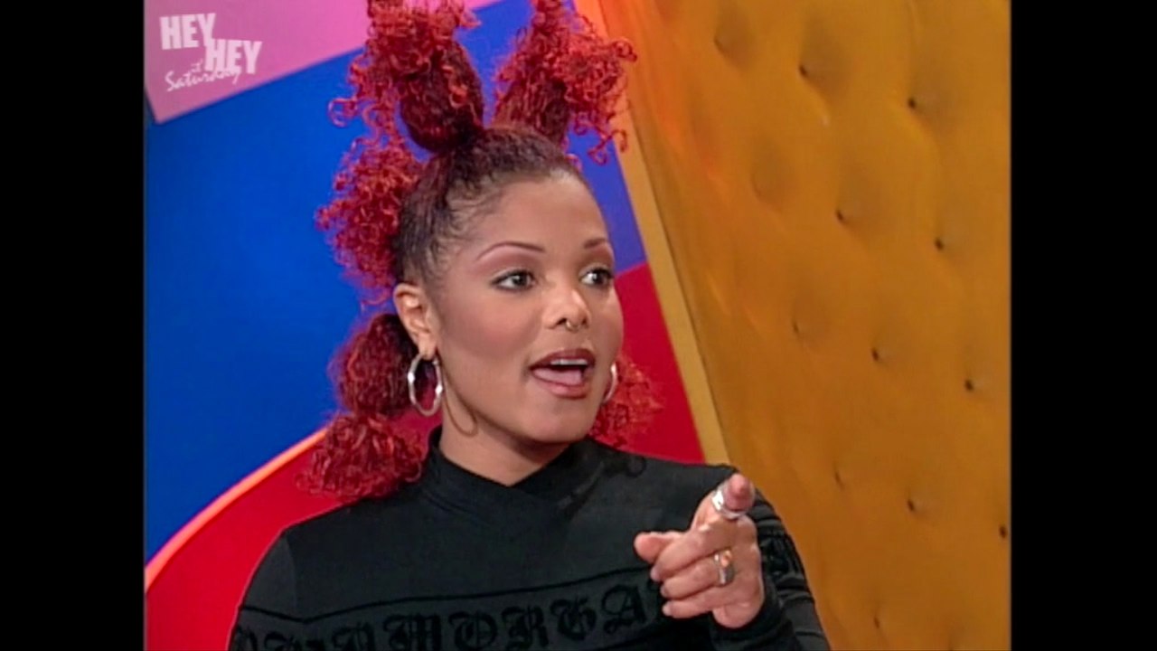 Janet Jackson - Hey Hey It's Saturday 1997 Guest Appearance Interview